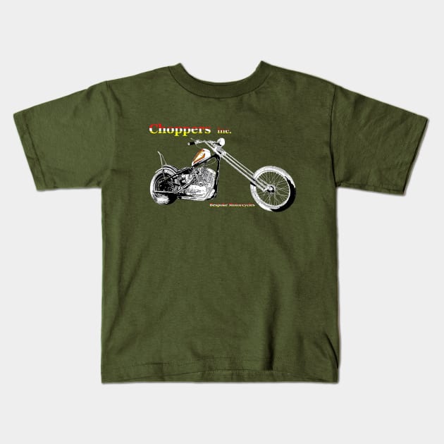 Choppers inc. Ironhead Kids T-Shirt by motomessage